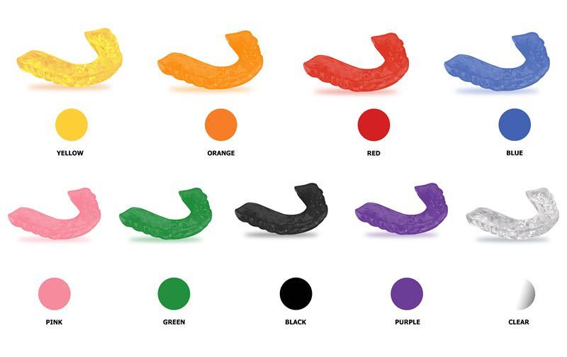 color options for teeth night guard