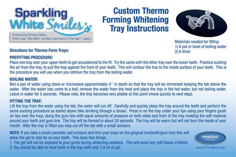 Set of 2 Custom Thermo Forming Teeth Whitening Trays