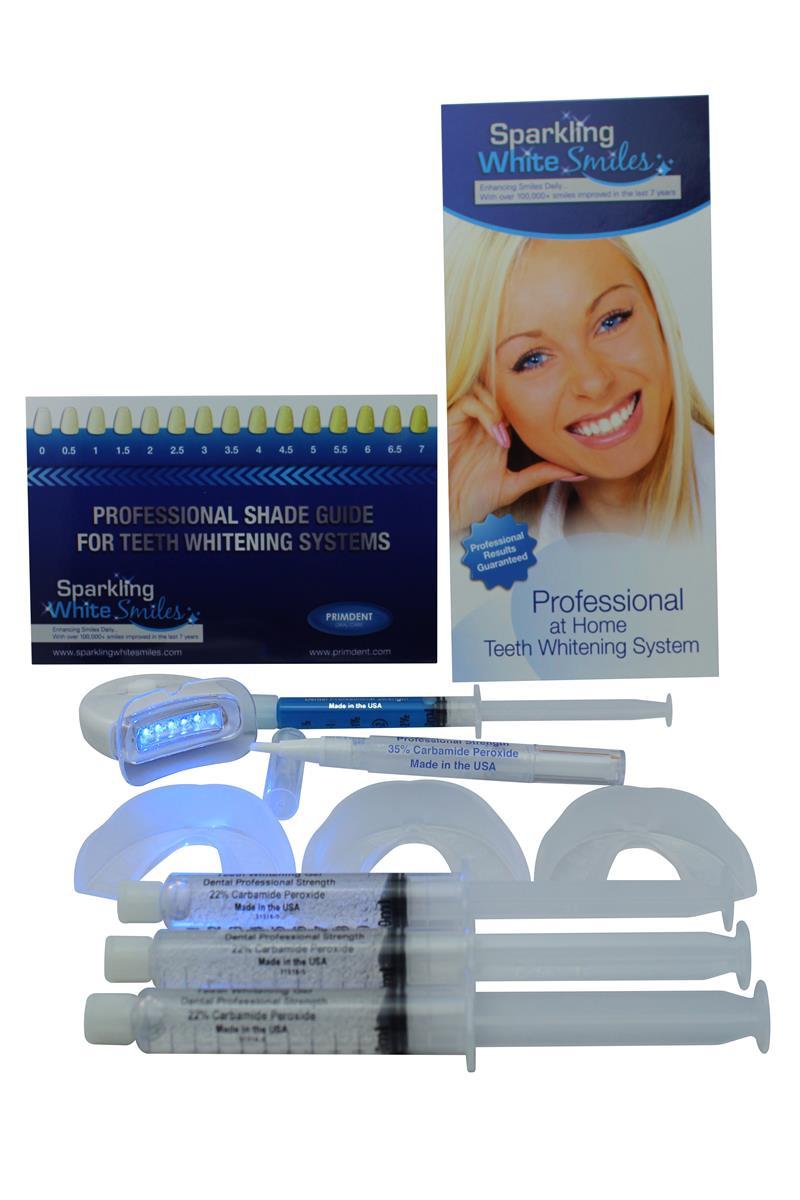 AT HOME COMPLETE TEETH WHITENING SYSTEM